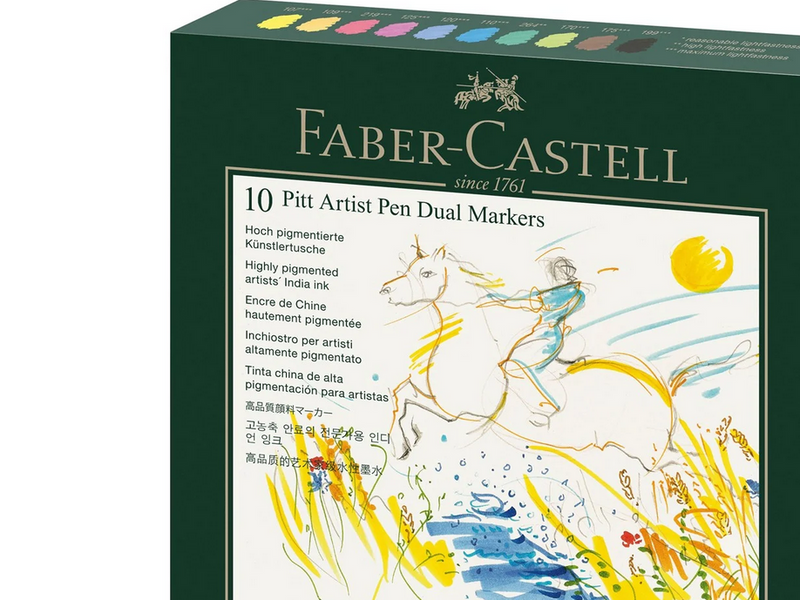 Faber-Castell Tuschestift PAP Dual Marker 10er Etui