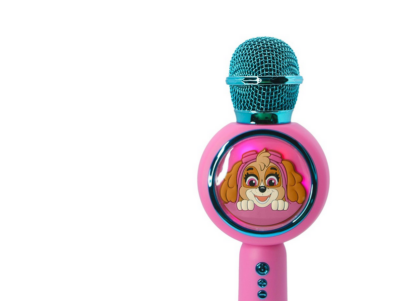 OTL Paw Patrol Skye PopSing LED Karaoke Microphone