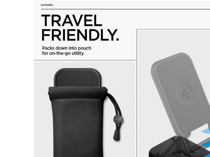 Spigen Universal Phone stand - black
