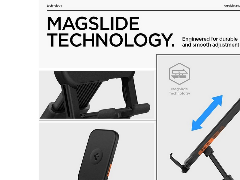 Spigen Universal Phone stand - black
