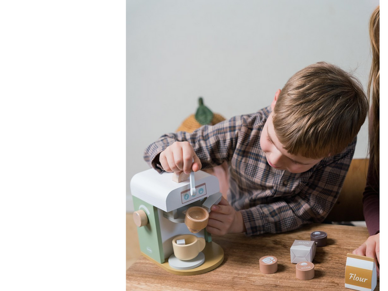 Dantoy Playful Wood Coffee Machine XL