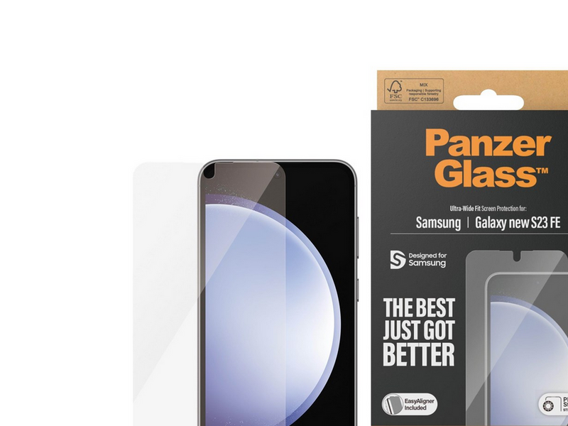 PanzerGlass Screen Protector Samsung Galaxy S24 FE | Ultra-Wide Fit w. Aligner