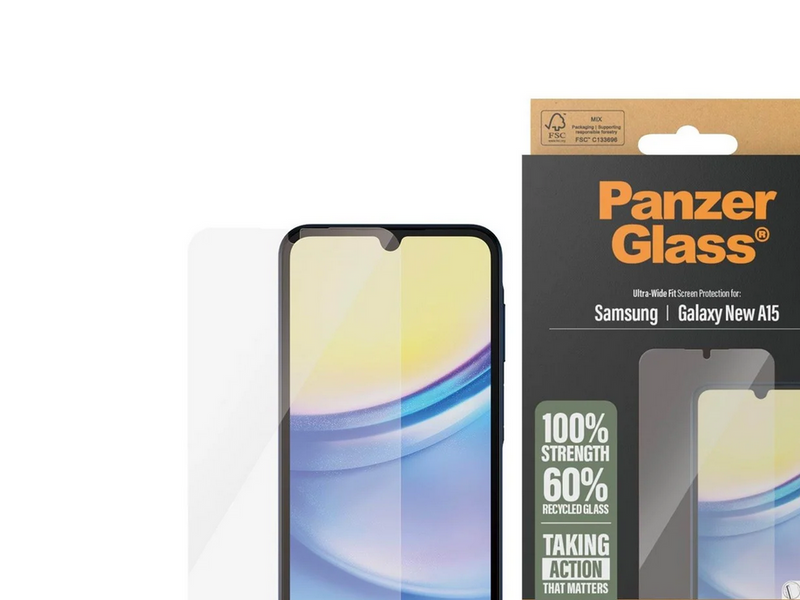 PanzerGlass Screen Protector Samsung Galaxy A16 | Ultra-Wide Fit
