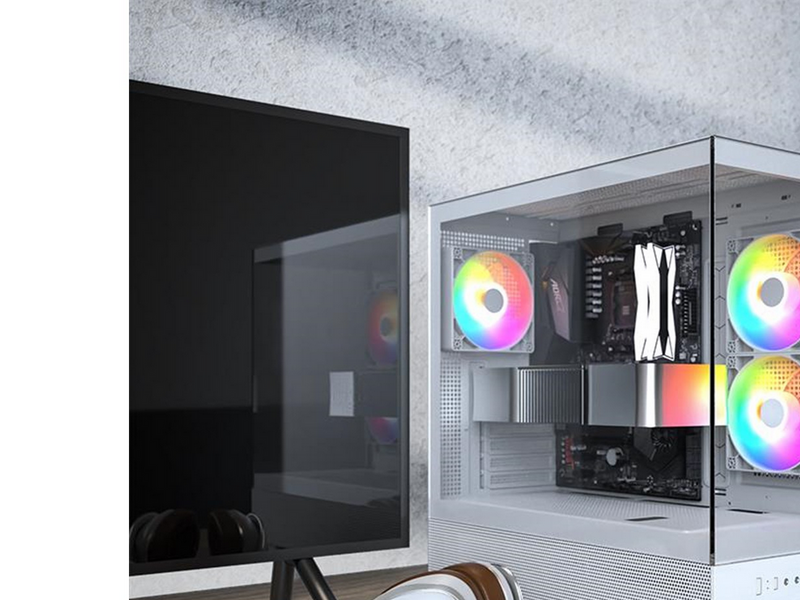 Montech XR TG - Gehäuse - Miditower - Weiß