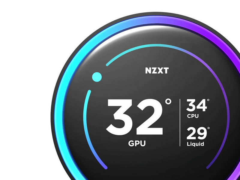 NZXT Kraken Elite RGB V2 280 (2024) - Schwarz mit RGB-Licht - CPU-Wasserkühlung - Max 30 dBA