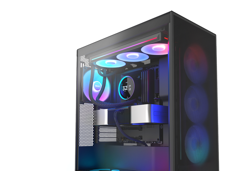 NZXT Kraken Elite RGB V2 360 (2024) - Schwarz mit RGB-Licht - CPU-Wasserkühlung - Max 30 dBA
