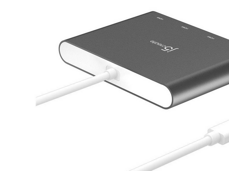 j5create USB-C to 4-Port HDMI Multi Monitor Adapter