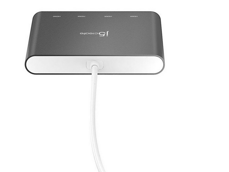 j5create USB-C to 4-Port HDMI Multi Monitor Adapter