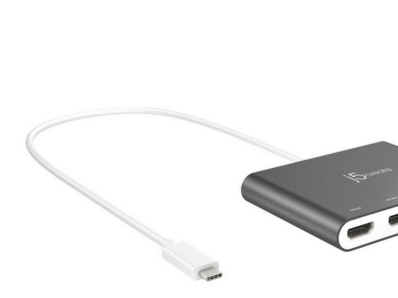 j5create USB-C to 4-Port HDMI Multi Monitor Adapter