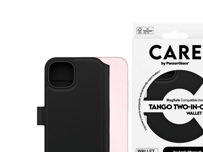 CARE by PanzerGlass Feature Case Tango Two-in-One Wallet w. MagSafe iPhone 15