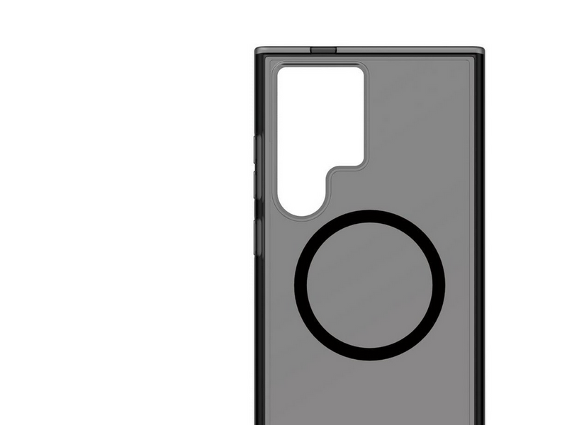 CARE by PanzerGlass Flagship Case Urban Combat Smokey w. Black QI Compatible Samsung Galaxy S24 Ultra
