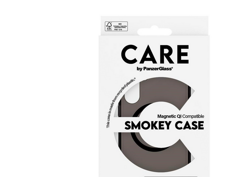 CARE by PanzerGlass Flagship Case Urban Combat Smokey w. Black QI Compatible Samsung Galaxy S24+