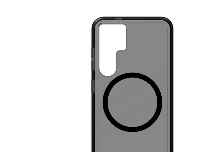 CARE by PanzerGlass Flagship Case Urban Combat Smokey w. Black QI Compatible Samsung Galaxy S24