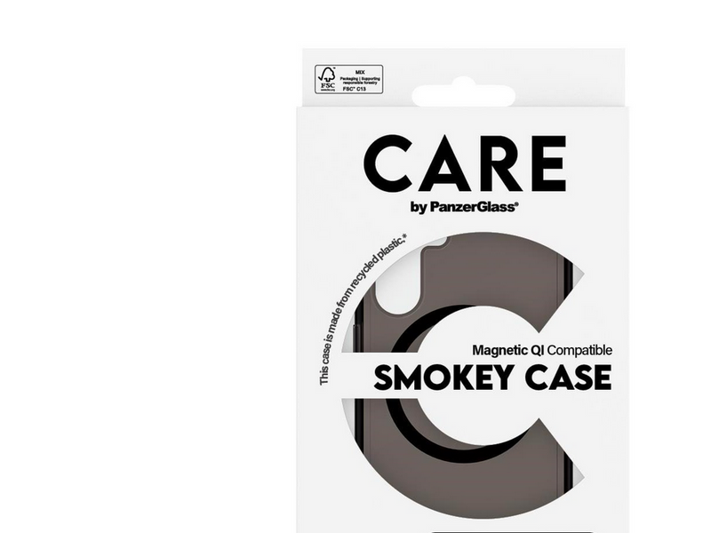 CARE by PanzerGlass Flagship Case Urban Combat Smokey w. Black QI Compatible Samsung Galaxy S24