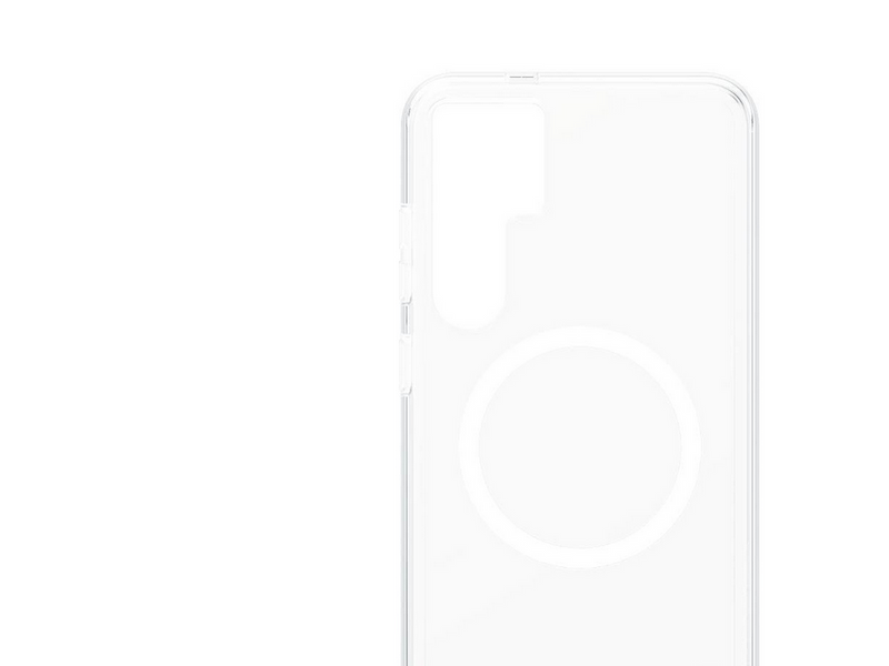CARE by PanzerGlass Flagship Case Transparent Urban Combat w. White QI Compatible Samsung Galaxy S24+