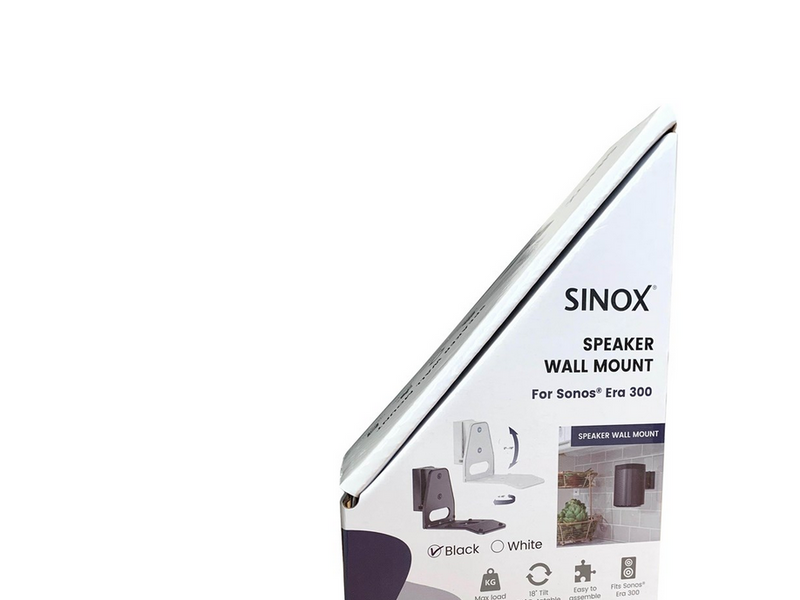 Sinox Era 300 SONOS® Speaker Mount - Black - Max - recommended for