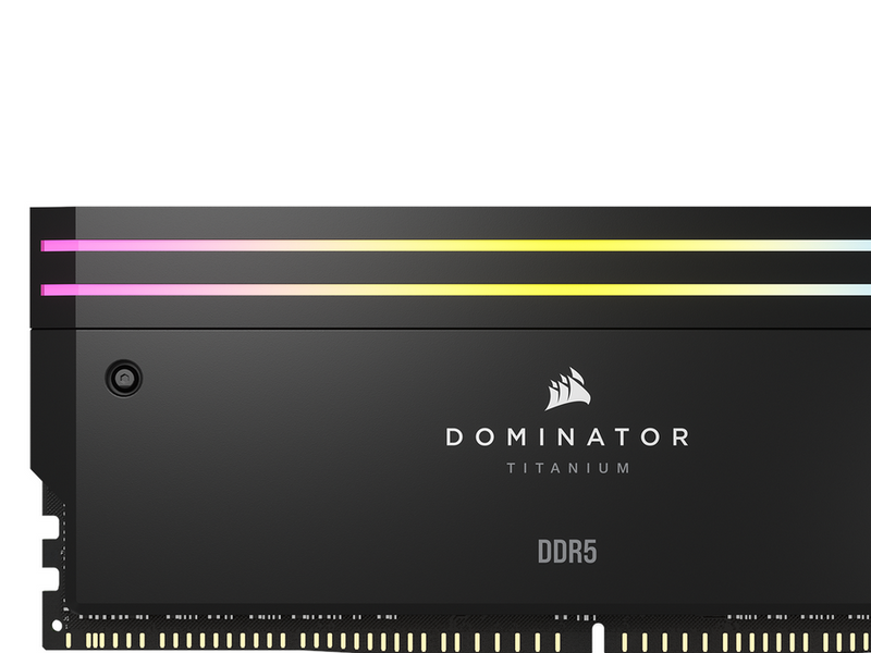 Corsair Dominator Titanium DDR5 Light Enhancement Kit - Schwarz mit RGB