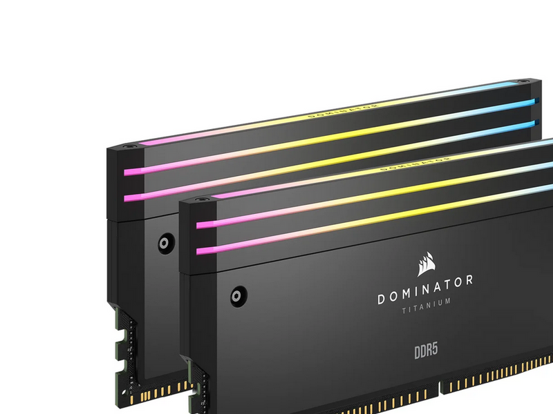 Corsair Dominator Titanium DDR5 Light Enhancement Kit - Schwarz mit RGB