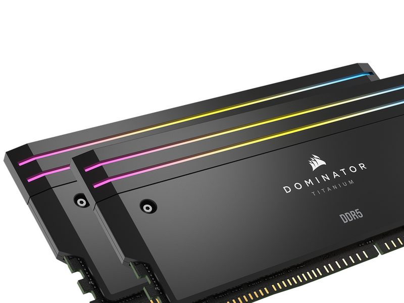 Corsair Dominator Titanium DDR5 Light Enhancement Kit - Schwarz mit RGB