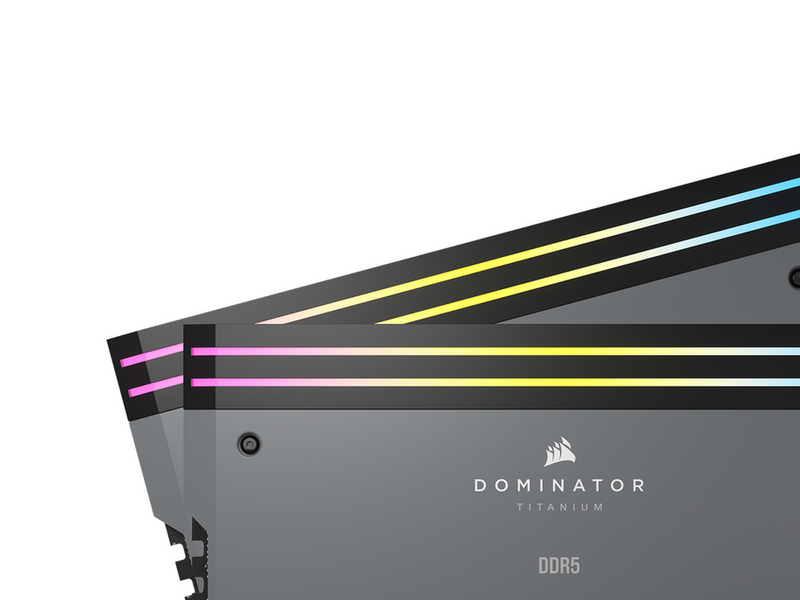 Corsair Dominator Titanium DDR5 Light Enhancement Kit - Grau mit RGB