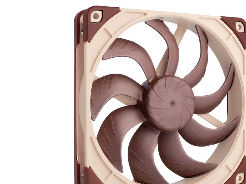 Noctua NF-A14x25 G2 PWM - Gehäuselüfter - 140mm - Braun - 25 dBA