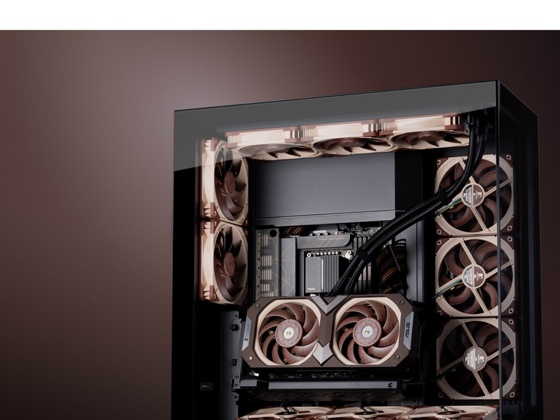 Noctua NF-A14x25 G2 PWM - Gehäuselüfter - 140mm - Braun - 25 dBA