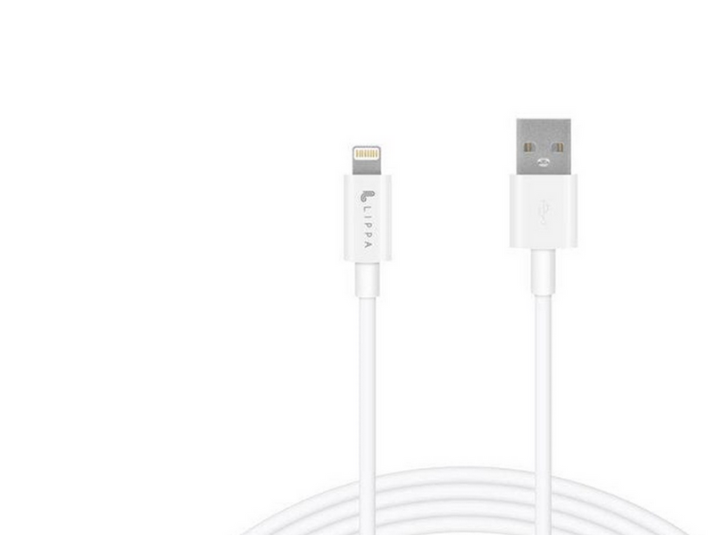 Lippa USB-A to Lightning cable 1 m for Apple iPhone White