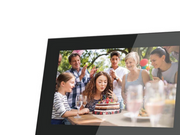 Lippa Frameo Digital Picture Frame 10" in glass - Black