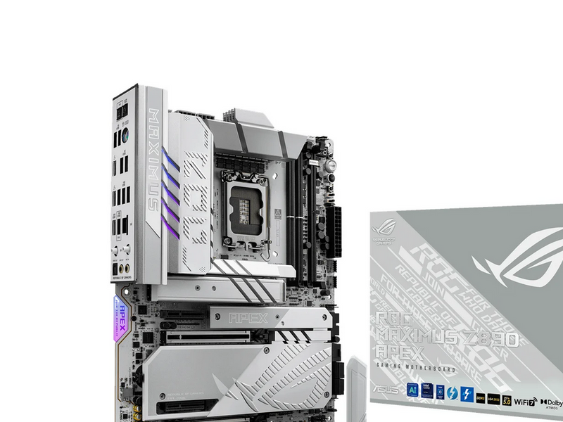 ASUS ROG MAXIMUS Z890 APEX Mainboard - Intel Z890 - Intel LGA1851 - DDR5 RAM - ATX