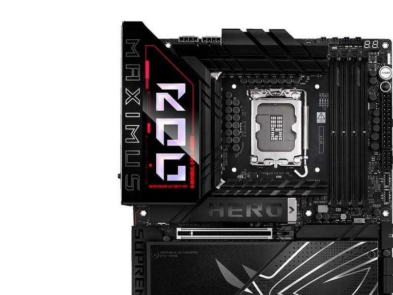 ASUS ROG MAXIMUS Z890 HERO Mainboard - Intel Z890 - Intel LGA1851 - DDR5 RAM - ATX