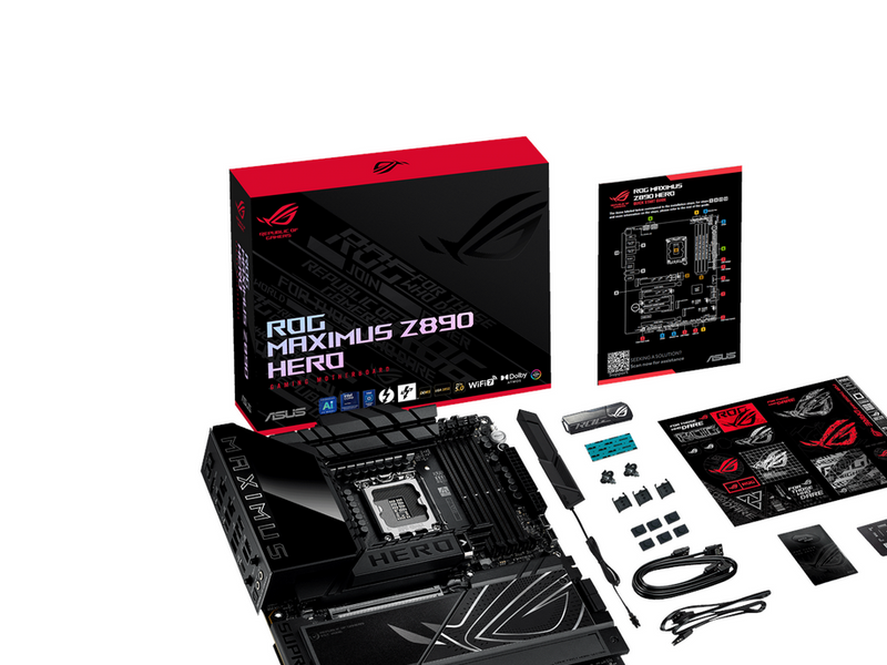 ASUS ROG MAXIMUS Z890 HERO Mainboard - Intel Z890 - Intel LGA1851 - DDR5 RAM - ATX