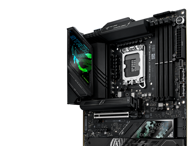ASUS ROG STRIX Z890-F GAMING WIFI Mainboard - Intel Z890 - Intel LGA1851 - DDR5 RAM - ATX