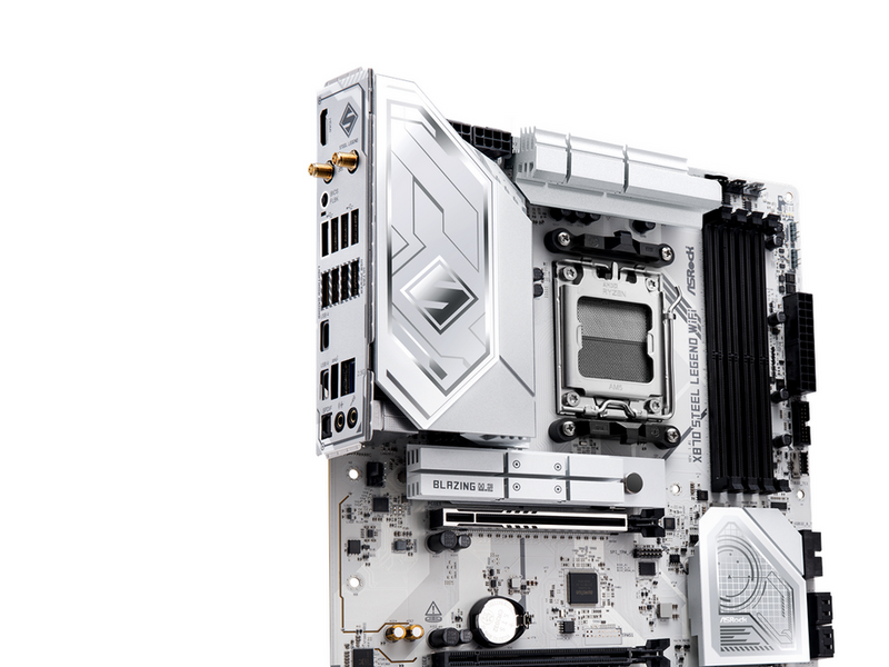ASRock X870 STEEL LEGEND WIFI Mainboard - AMD X870 - AMD AM5 - DDR5 RAM - ATX