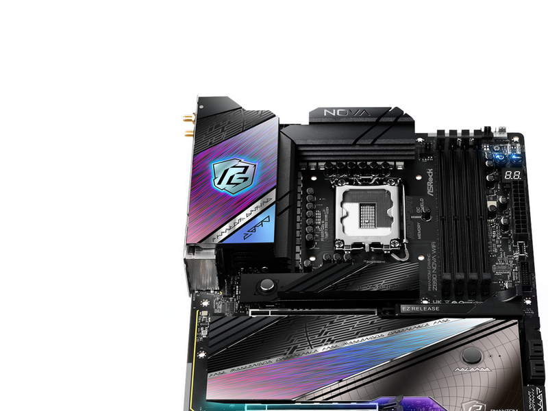 ASRock Z890 NOVA WIFI Mainboard - Intel Z890 - Intel LGA1851 - DDR5 RAM - ATX