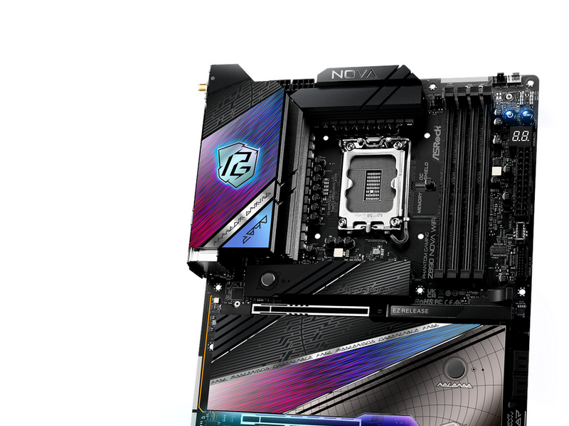 ASRock Z890 NOVA WIFI Mainboard - Intel Z890 - Intel LGA1851 - DDR5 RAM - ATX