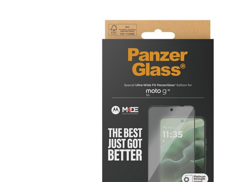 PanzerGlass Screen Protector Motorola Moto G35 5G | Ultra-Wide Fit