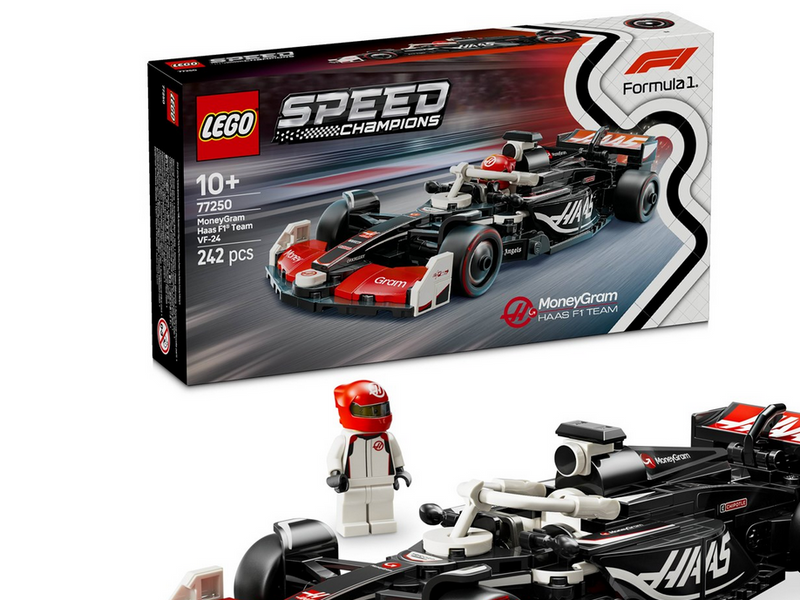 LEGO Speed Champions 77250 MoneyGram Haas F1® Team VF-24 Rennauto