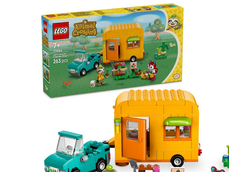 LEGO Animal Crossing 77054 Gerds Wohnwagen & Gärtnerei