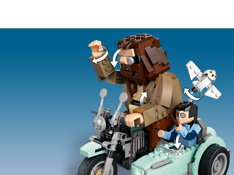 LEGO Harry Potter 76443 Hagrids und Harrys Motorradtour