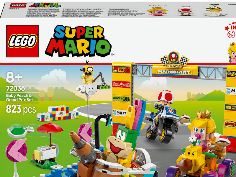 LEGO Super Mario 72036 Mario Kart™ – Baby Peach & Grand Prix–Set