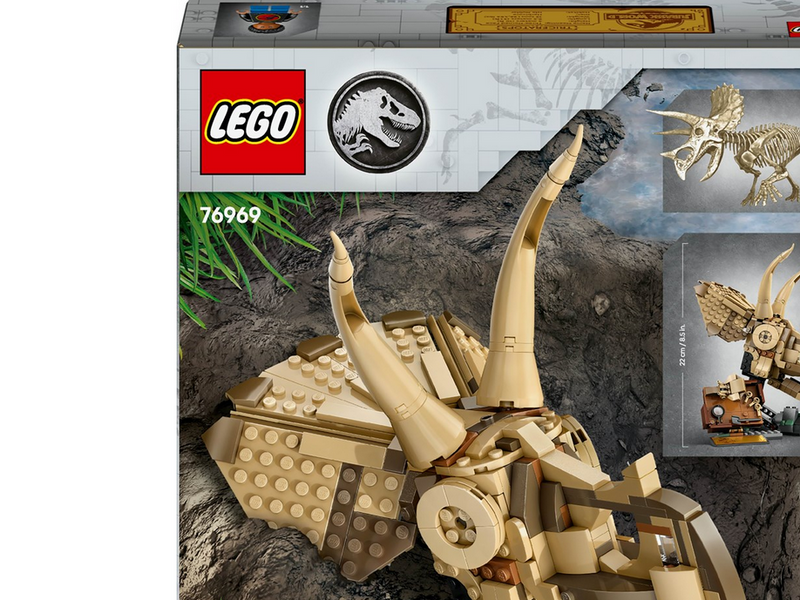 LEGO Jurassic World 76969 Dinosaurier-Fossilien: Triceratops-Schädel