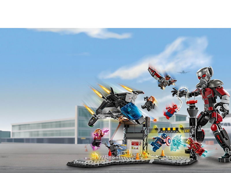 LEGO Super Heroes Marvel 76314 Captain America: Civil War Actionduell