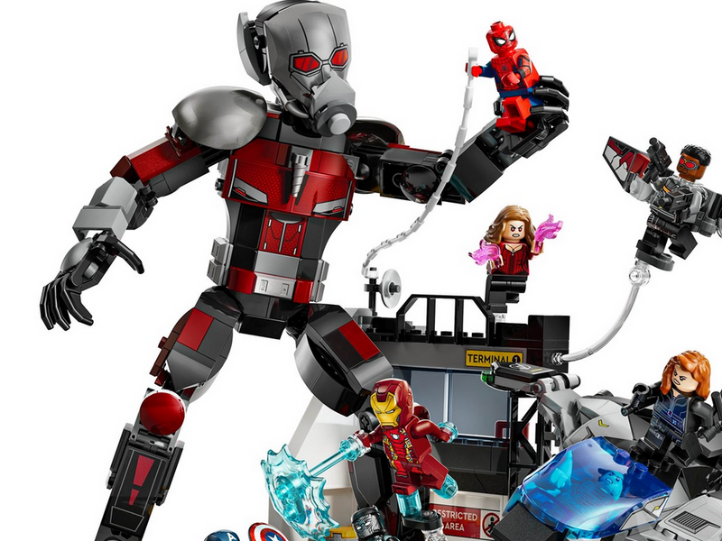 LEGO Super Heroes Marvel 76314 Captain America: Civil War Actionduell