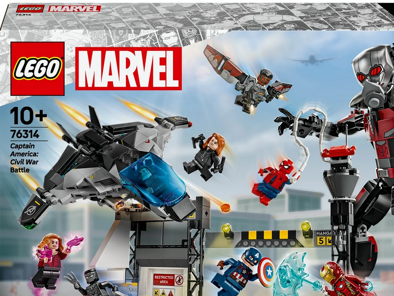 LEGO Super Heroes Marvel 76314 Captain America: Civil War Actionduell