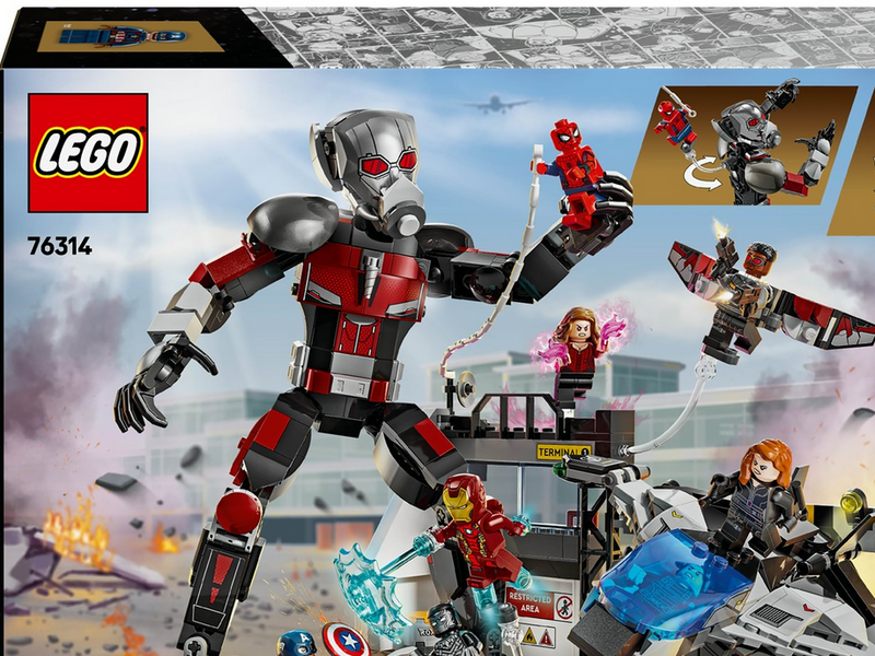 LEGO Super Heroes Marvel 76314 Captain America: Civil War Actionduell