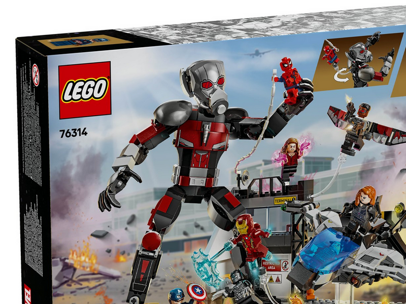 LEGO Super Heroes Marvel 76314 Captain America: Civil War Actionduell