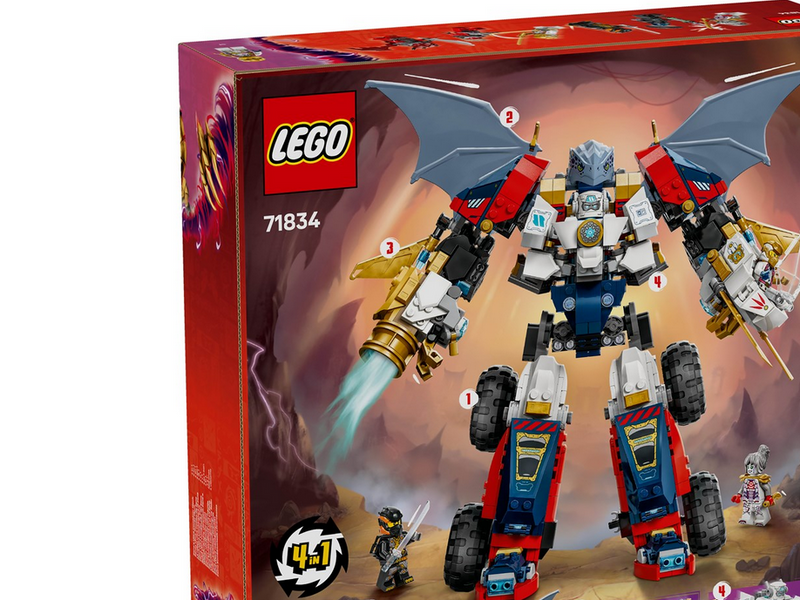 LEGO Ninjago 71834 Zanes Ultra-Kombi-Mech