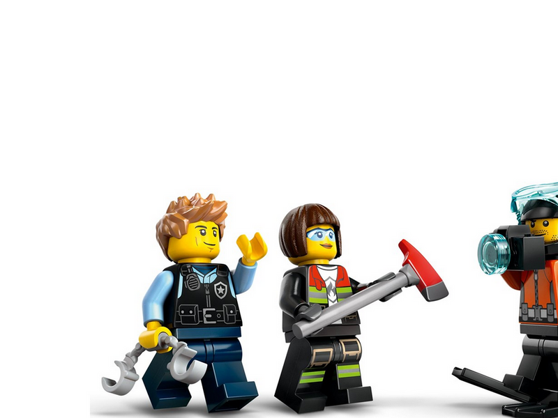 LEGO City 60462 Kombinationsset mit Hubschrauber, Löschauto und U-Boot