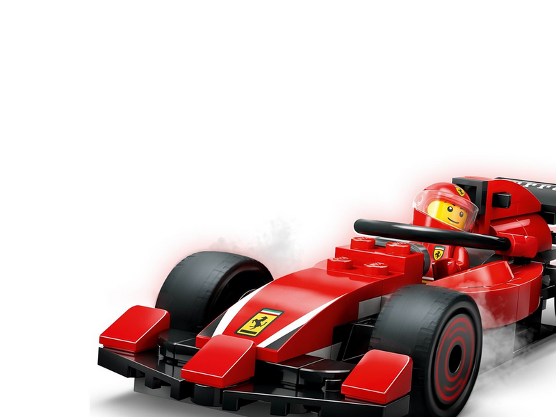 LEGO City 60443 F1® Boxenstopp mit Boxencrew und Ferrari Flitzer