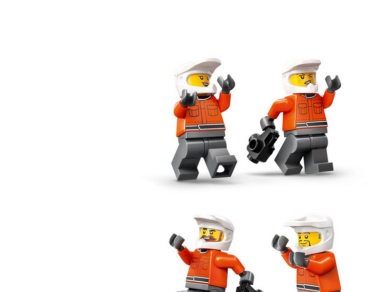 LEGO City 60443 F1® Boxenstopp mit Boxencrew und Ferrari Flitzer